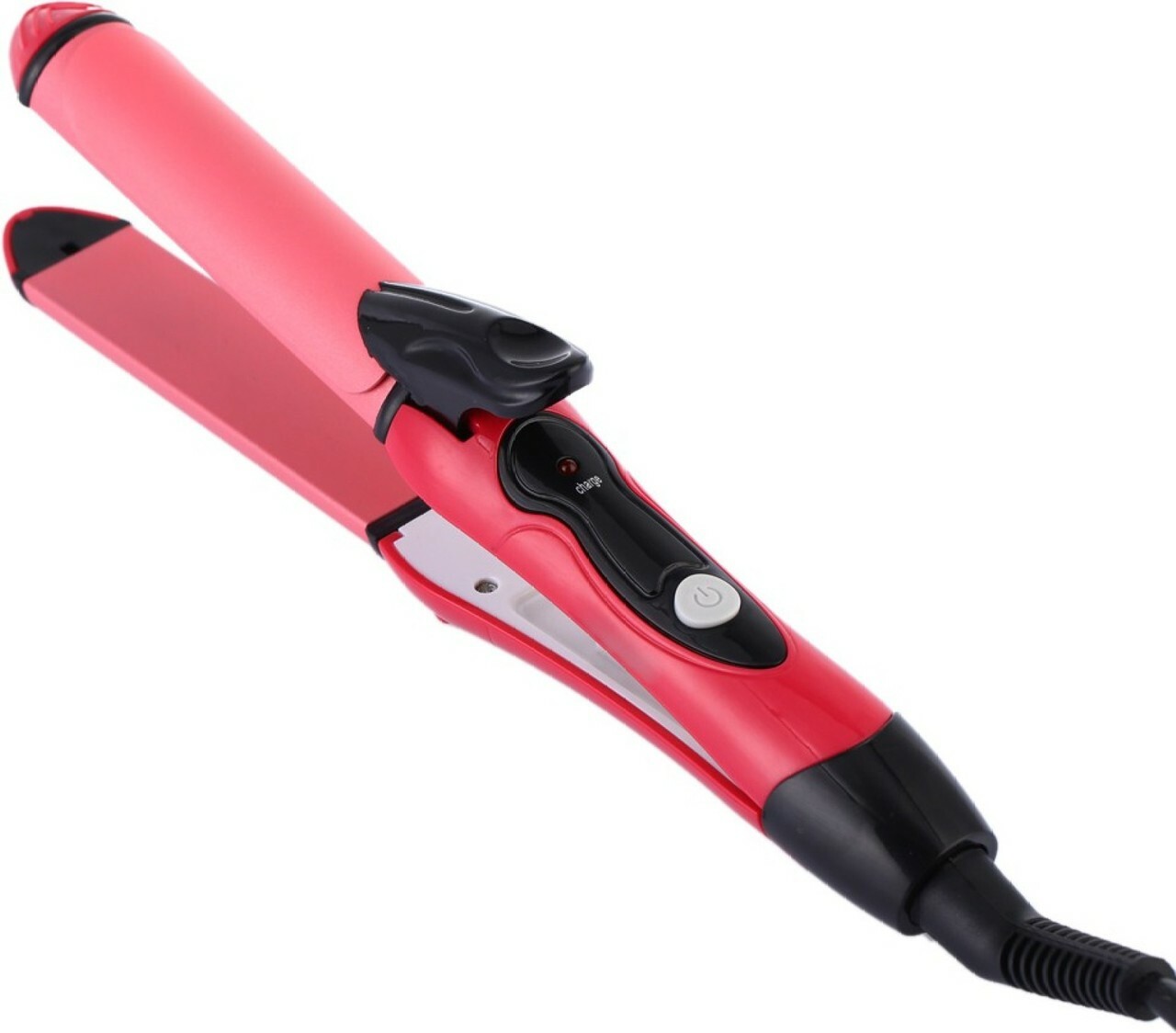2 in 1 Nova Hair Straightener And Curler Twist Straightening Curling Iron Professional Negative Ion Fast Heating Styling Flat Iron